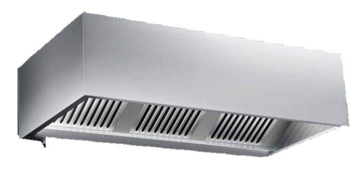 HOTTE MURALE CAISSON PROFI 120X90 AVEC MOTEUR