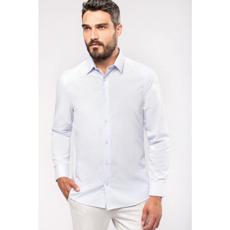 K513 - Chemise popeline manches longues homme_0