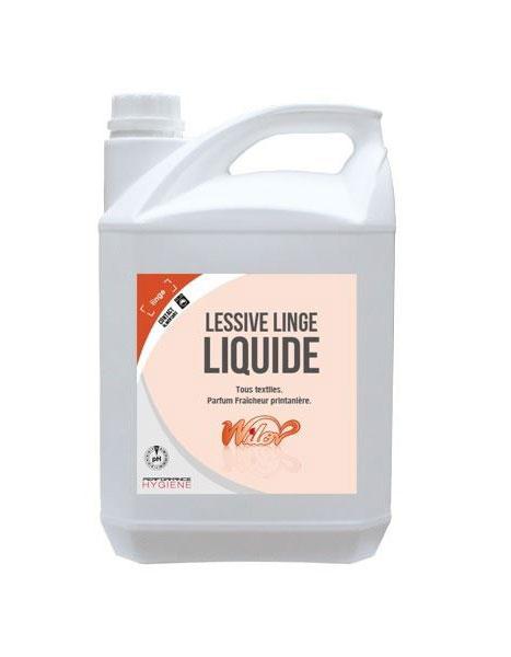Lessive linge liquide 5L - Lavage basse température 30°C à 60°C - Pour coton, blanc et textiles mélangés_0