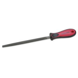 LIME TRIANGULAIRE GROS GRAIN LONGUEUR 150MM, MANCHE BI-MATIÈRE