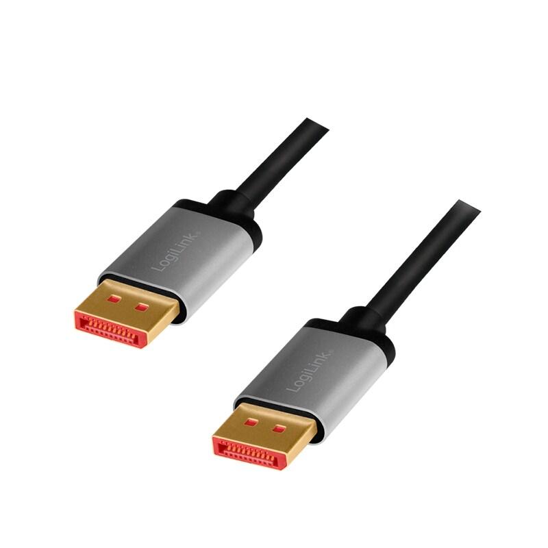 LogiLink Câble DisplayPort 1.4, fiche mâle - mâle, 3,0 m, 3 m - 4052792062083_0