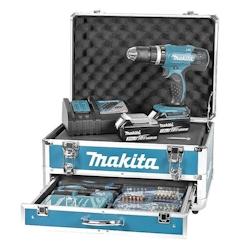 MAKITA MACHINES Visseuse Perceuse à Percussion Makita Dhp453rfx2 à Batteries Lxt 18 V (2 X 3,0 Ah) - 0088381811910_0