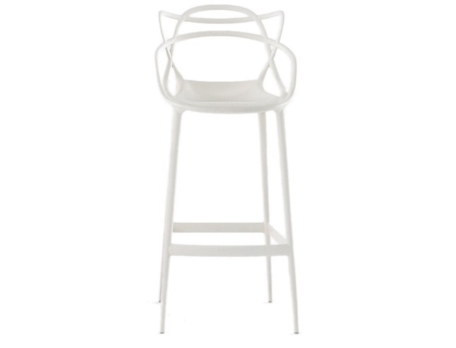 Masters Stool - Tabouret H65 par Philippe Starck - Polypropylène - Intérieur / Extérieur_0