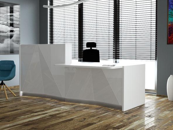 Banque d'accueil façade verre avec PMR_0