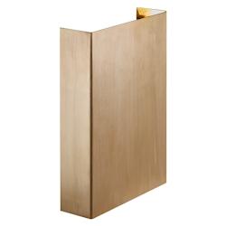 Nordlux Applique murale FOLD 15 Brass Laiton, H.21 - IP54 - LED Module / Extérieur - doré 5704924000614_0