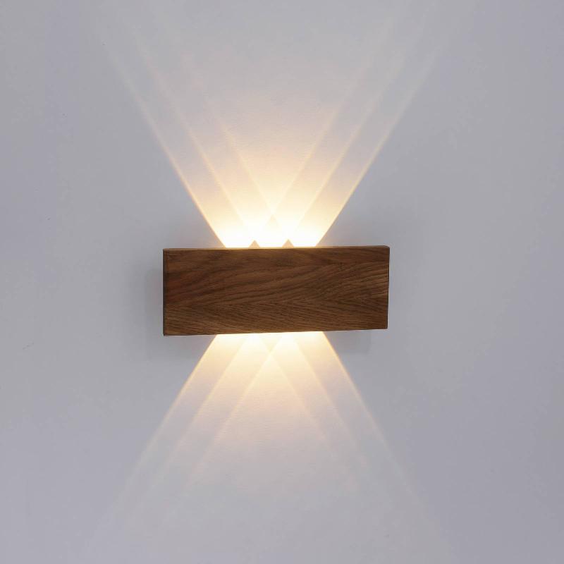 PAUL NEUHAUS PALMA APPLIQUE MURALE LED BOIS 32 CM