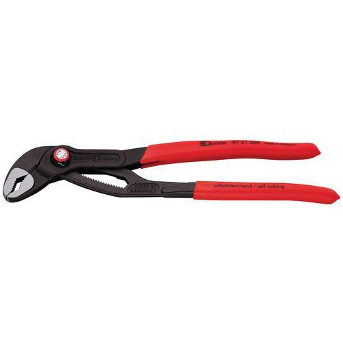 PINCE MULTIPRISE COBRA® QUICKSET 250MM - GAINGE PVC - KNIPEX