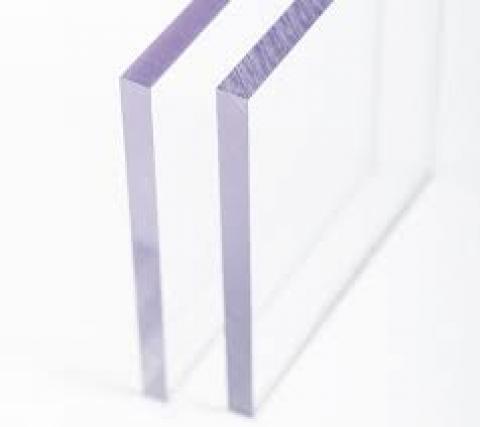 Plaque polycarbonate compact transparent UV 2 faces - 2050x1250 - épaisseurs 2 à 12 mm_0