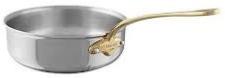 Plat à sauter MAUVIEL M'Cook - diamètre 28 cm - monture bronze - inox multicouches 18/10 - capacité 5,7 L_0