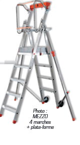Plateformes individuelles roulantes MEZZO - Charge maxi 150 kg - Garantie 10 ans - Conforme NF P93-352/353_0