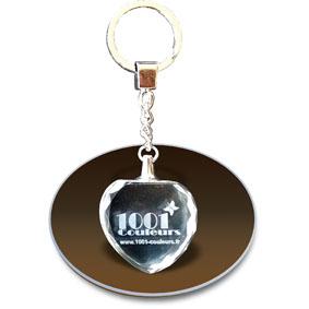 Porte-clés-cristal personnalisé - formes élégantes et coffret protecteur_0