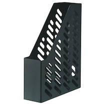 PORTE-REVUES KLASSIK KARMA, PLASTIQUE, NOIR - LOT DE 10