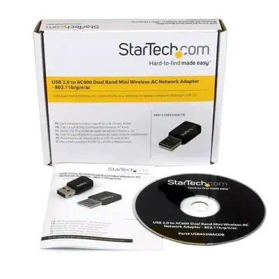 StarTech Mini adaptateur USB 2.0 réseau sans fil AC600_0