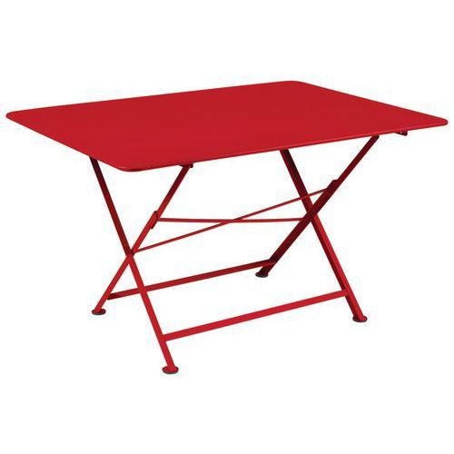 TABLE CARGO 128 X 90 CM COQUELICOT - FERMOB