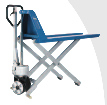 Transpalette pantographe haute levée HU 10-XP - capacité 1t - levée rapide et maniabilité aisée_0