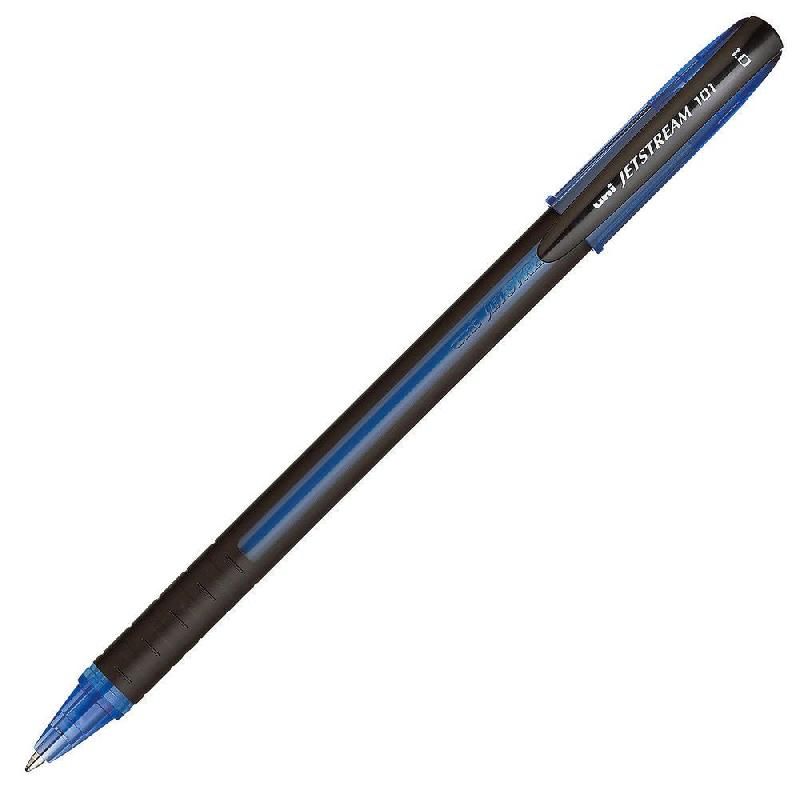 UNI-BALL STYLO BILLE UNI-BALL JET STREAM 101 - ENCRE GEL - 1 MM - BLEU (PRIX À L'UNITÉ)