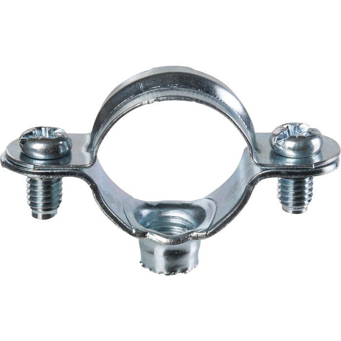 810036 - Colliers de fixation Sider - capacité de serrage 25 mm - acier zingué blanc - embase taraudée 7 x 150_0