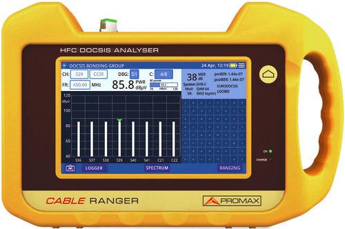 Analyseur docsis 3.0 et 3.1 pour fibre et coaxial - PROCableRanger_0