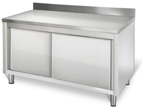 Armoire inox sur pieds 120x60cm_0