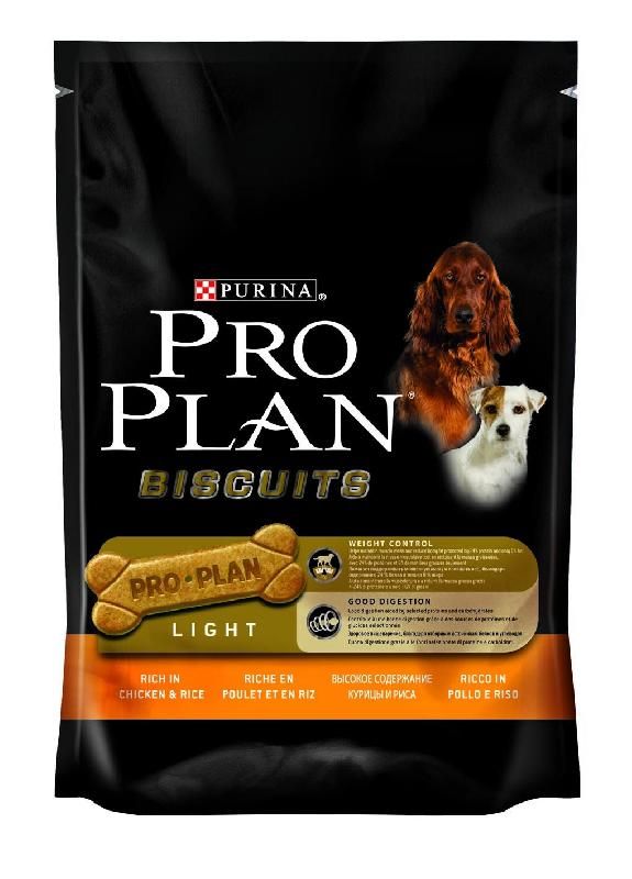 BISCUITS LIGHT POUR CHIEN PROPLAN OFFRE LOT 3 X 400G