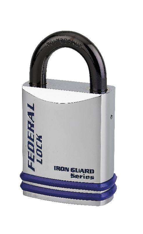 Cadenas à clé 740 sans cylindre - Acier cémenté, anse molybdène, traitement anticorrosion PVD - Haute sûreté chantier_0