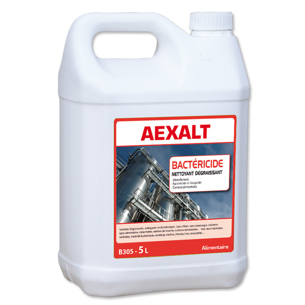 DÉGRAISSANT BACTERICIDE BACTAEX AEXALT - BIDON DE 5 LITRES