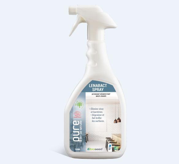 Lenabact spray desinfectant degraissant multi-usage  non parfume* 750ml - h418_0