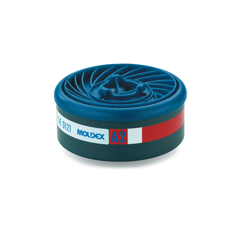 Filtre anti-gaz et vapeurs organiques A2 EASYLOCK (Série 7000 + 9000) - PRF10A2 - Moldex_0