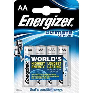 Energizer pile ultimate lithium aa lr6, pack de 4 piles_0