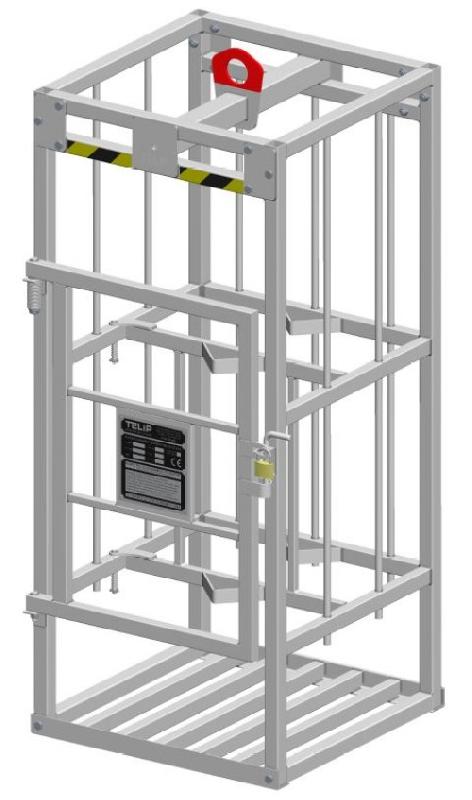 Panier élingable pour 4 bouteilles de gaz, charge maximale dutilisation : 280 kg_0