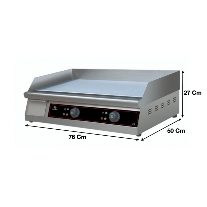 Plaque à snacker électrique en inox - GR760_0