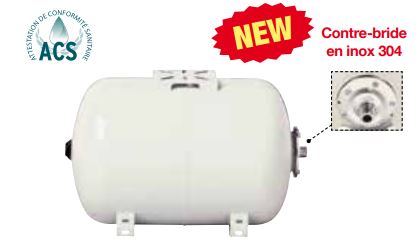Réservoir à vessie RV - de 24 à 500 litres, pression 10 bars - Calpeda Pompes_0