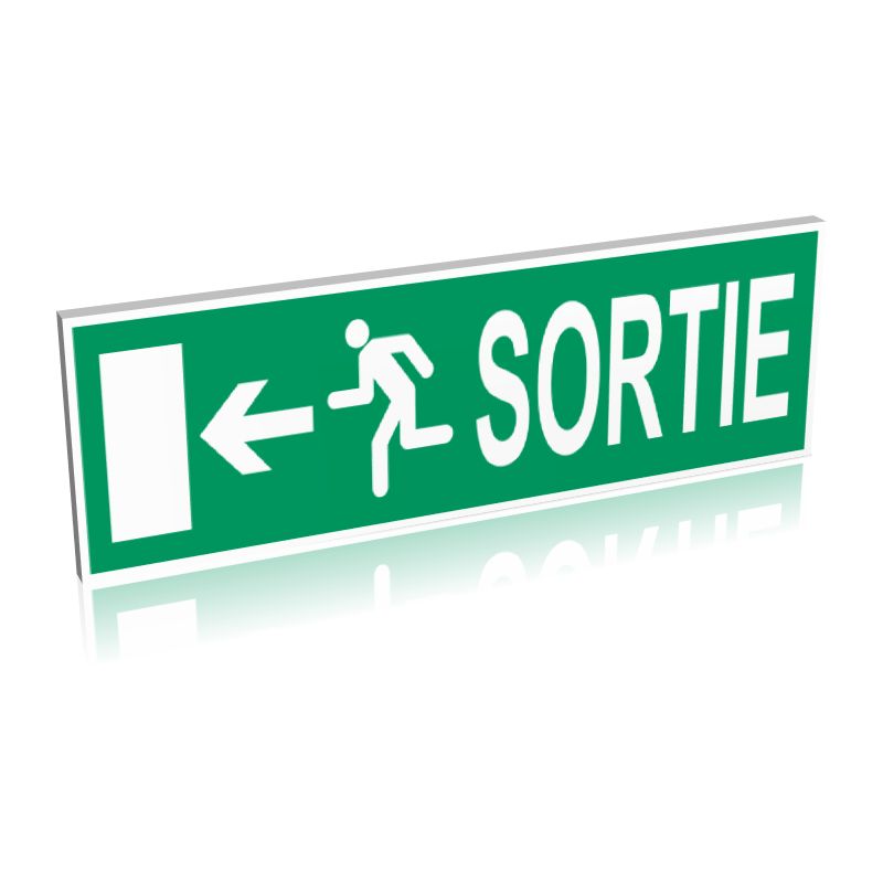 Sec14 - panneau directionnel en aluminium composite - La Girafe - Dimensions 700mm x 200mm, 500mm x 150mm ou 300mm x 100mm_0