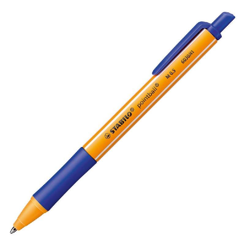 STABILO STYLO BILLE POINTBALL STABILO - 0,5 MM - BLEU (PRIX À L'UNITÉ)