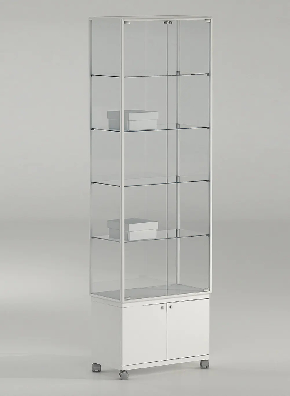 Vitrine haute standard 71-mapva - blanc poli_0