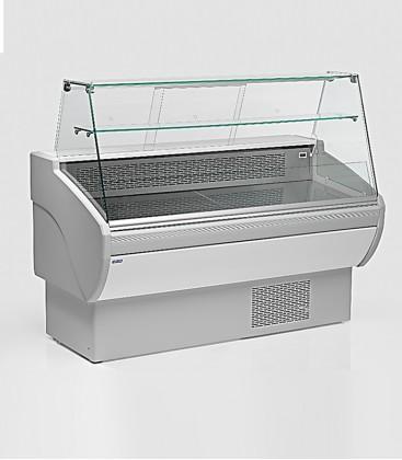 Vitrine réfrigérée horizontale service-arrière Tanga - réfrigération statique ou ventilée - vitrage plat ou bombé_0