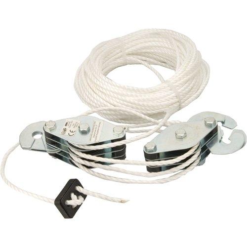 Treuil à poulie Silverline 633957 - capacité de levage 180 kg - corde 19,8 m en polypropylène_0