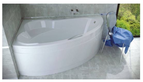 BAIGNOIRE D'ANGLE ORIEGO MAXI 140X90 CM GAUCHE AVEC TABLIER_0