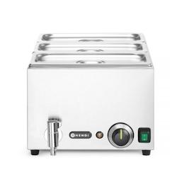 Bain-Marie avec Robinet de Vidange - 3 GN 1/3 - HENDI - 238868_0