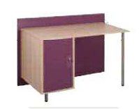 Bureau + caisson 1 porte wall_0