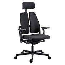 Chaise ultra-ergonomique Xavier avec accoudoirs et appuie-tête réglables - noir_0