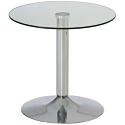 CLP Table en verre ronde Ikarus Ø 50 cm Verre clair - 1016933_0