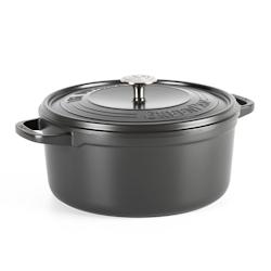 Cocotte Céleste 22 cm noir -  330 cl Rond Fonte Aluminium Greenpan - noir 4895156690405_0