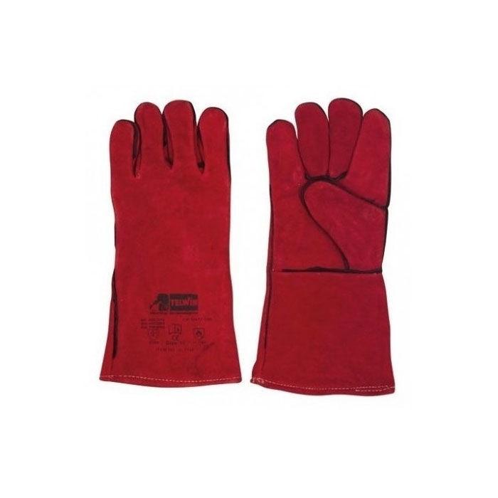 Gants de soudage cuire doublé professionnels - 11578398_0