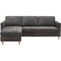 HOUSE NORDIC Canapé tissu Angle reversible Firenze gris_0