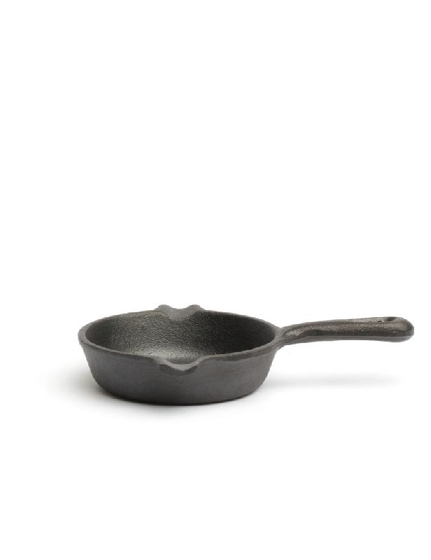 Mini poêle en fonte  Ø 9 cm bord haut_0