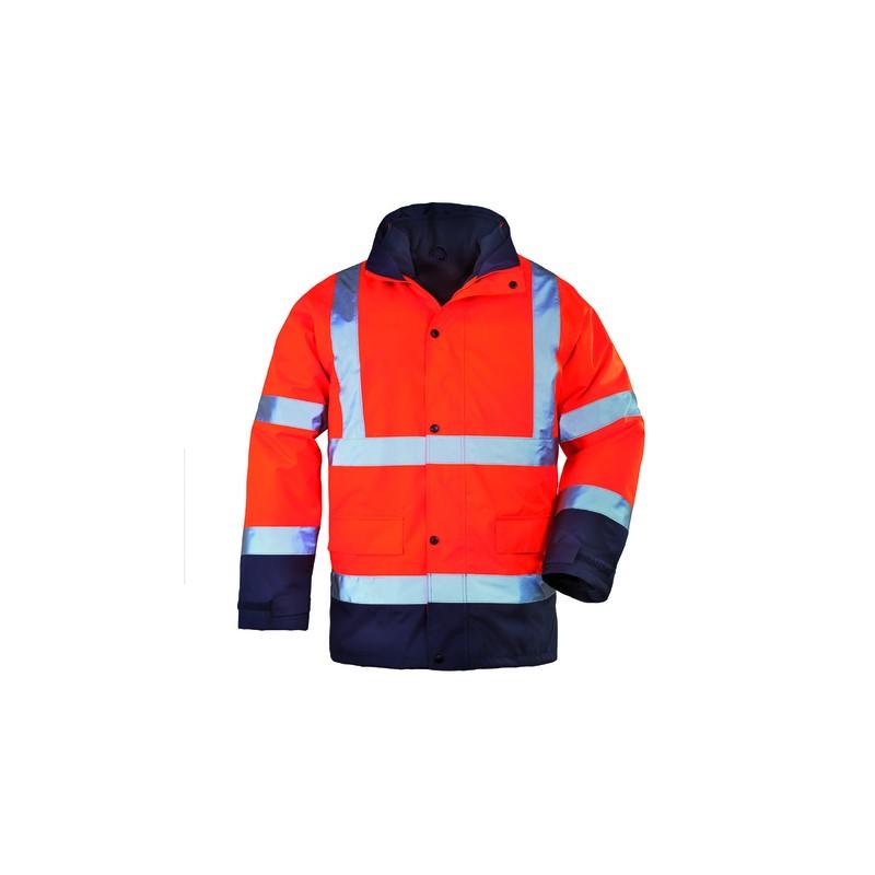 Parka Roadway 4 en 1 - 7ROPY/7ROPO - Vêtement réfléchissant avec bandes rétro-réfléchissantes et capuche intégrée_0