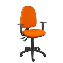 Piqueras y Crespo Silla Aýna S bali naranja oscuro con brazos regulables - orange multi-matériau 04ASB305B10CRN_0