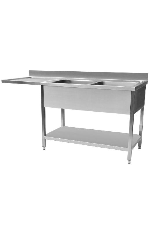 Plonge evier lave vaisselle avec sous tablette 1800 x 600 x 950 mm - STSD186L_0