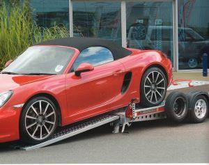 Porte voiture A2 Transporter 270x180 - 1500 kg PTC avec rampes intégrées et équipements_0